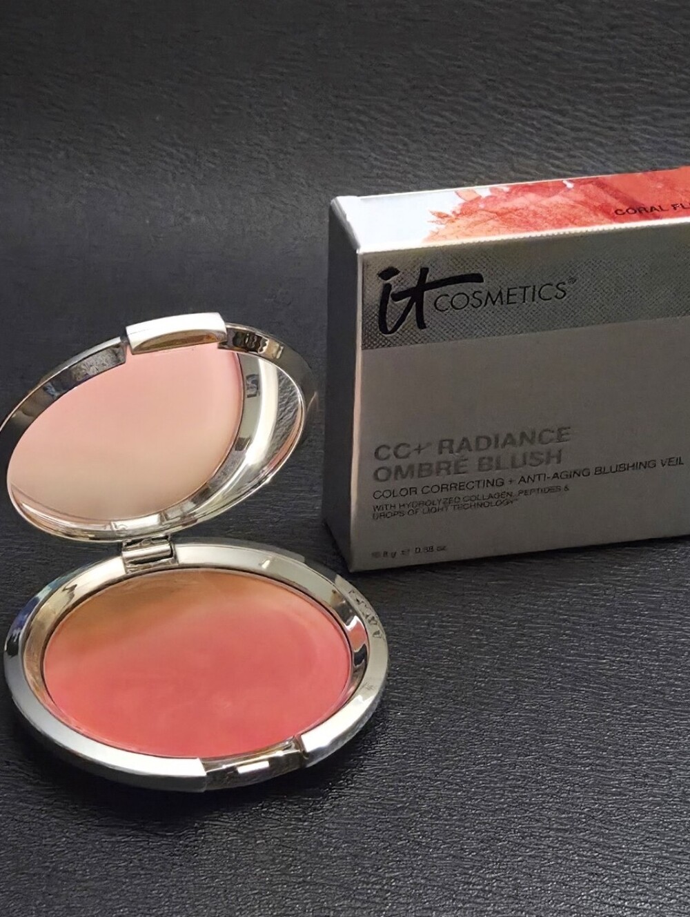 IT Cosmetics CC+ Radiance Ombré Blush - Coral Flush